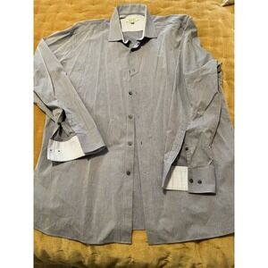 Ted Baker Men's XL Light Blue  Dress Shirt Long Sleeve Button Up  Great Condit.